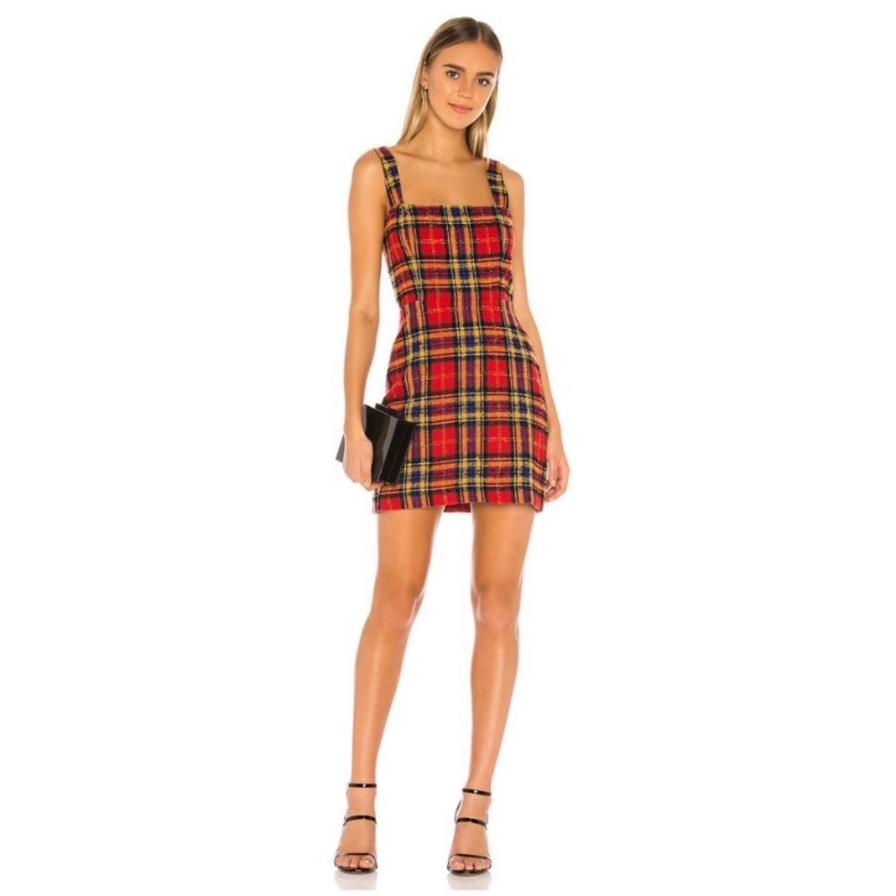 Amanda Uprichard Makenna Dress in Scotland Check Size M